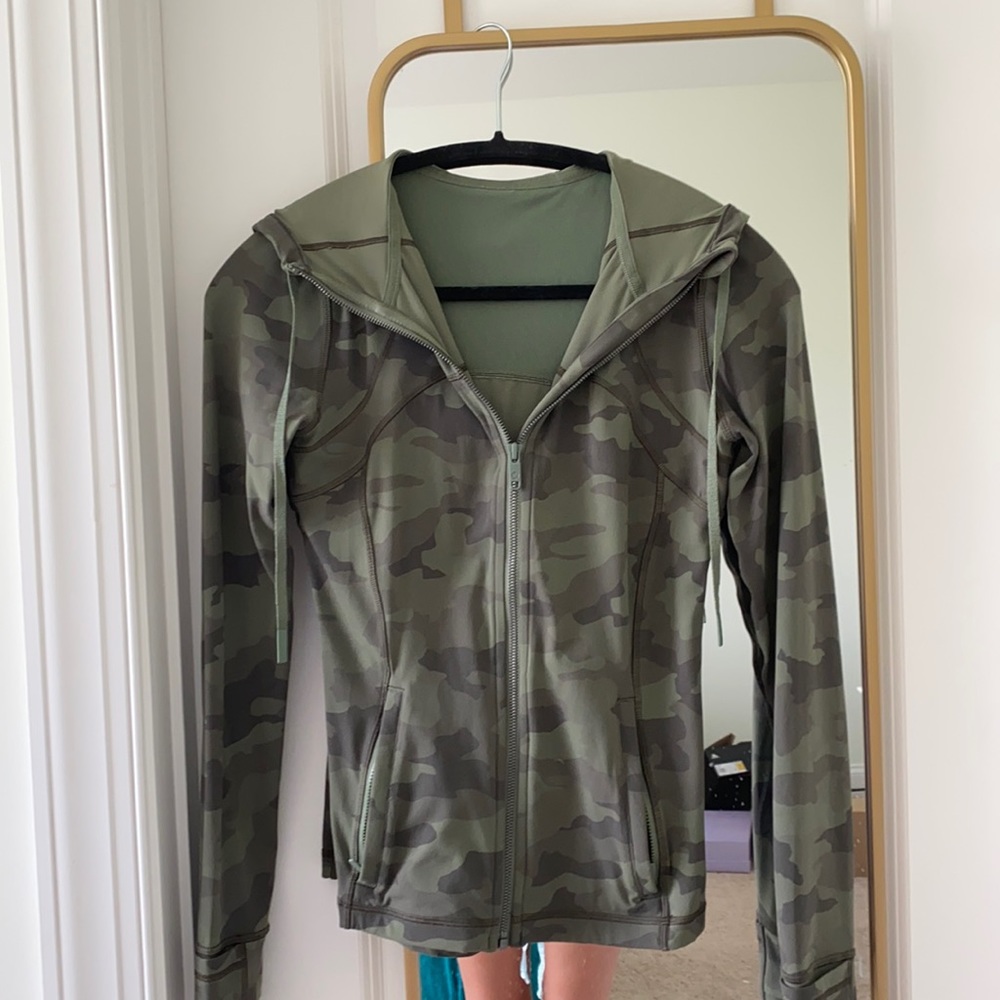 Lululemon Hooded Define Jacket Camo